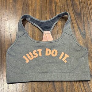 Vintage Nike sports bra, grey/pink worn maybe 10-15times over the years